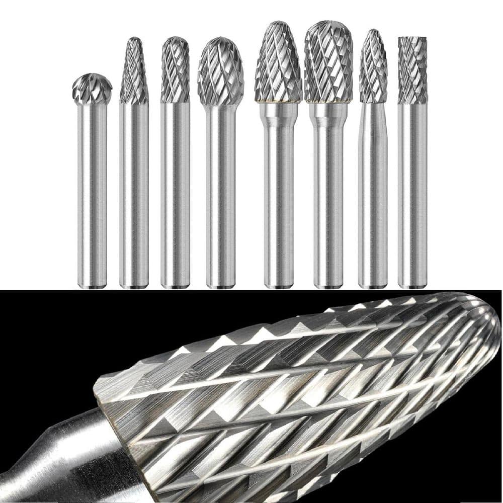 1/4 in. Tungsten Carbide Rotary Bit, Carbide Burr Assortment (8-Piece) price history on PriceWatchPro