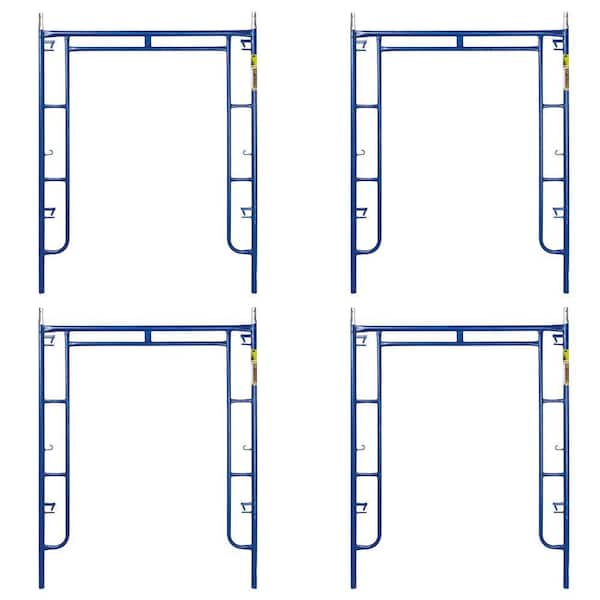 MetalTech Saferstack 6.4 ft. x 5 ft. Mason Walk-Through Arch Scaffold Frame (4-Pack)