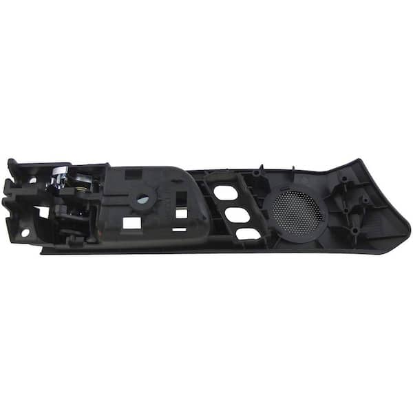 Unbranded Interior Door Handle Front Left With Memory Adjust System Chrome Lever Black