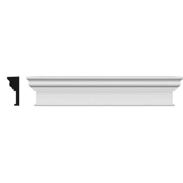 Ekena Millwork 24" Bottom Width x 32.50" Top Width x 12"H x 1.25"P Craftsman Crosshead