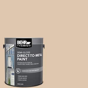 1 gal. #N260-2 Almond Latte Semi-Gloss Direct to Metal Interior/Exterior Paint