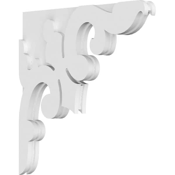 Ekena Millwork 1-7/8 in. x 20 in. x 20 in. PVC Milton Corbel