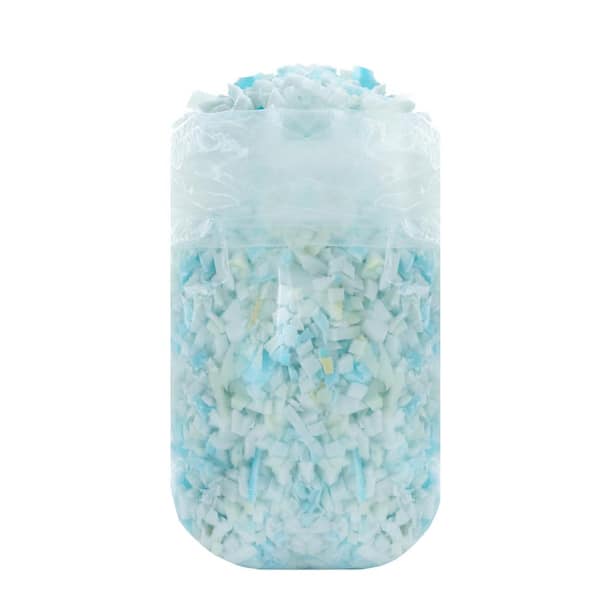 Wellco 5 lbs. Chemical Fiber Pillow Filling and 5 lbs. Shredded Memory Foam Filling, 10 lbs. in Total