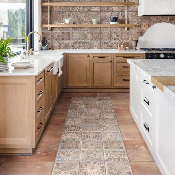 Americana Melrose 9 in. x 9 in. Porcelain Floor and Wall Tile (11.0 sq. ft. /Case)