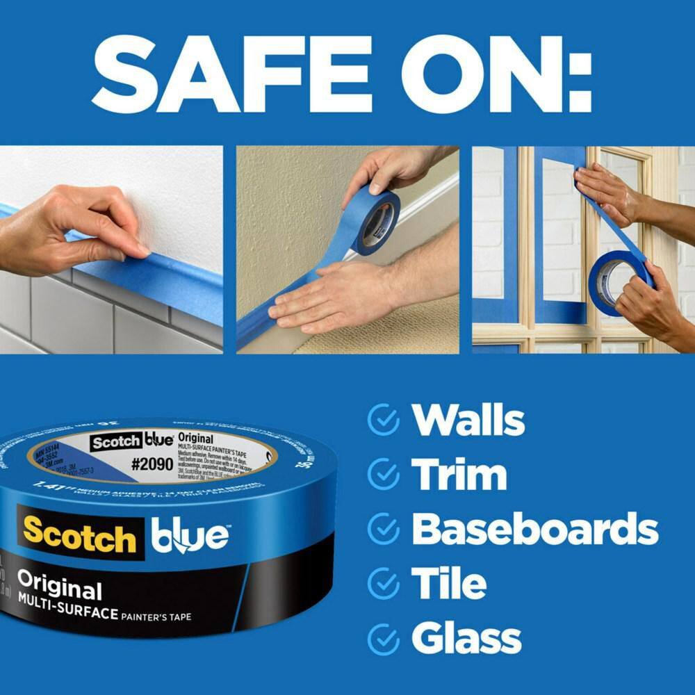 ScotchBlue Painter's Tape 4 Rolls - rated 4.3943 stars from 3989 reviews