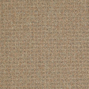 Burana - Copper Penny - Orange 19 oz. SD Olefin Berber Installed Carpet