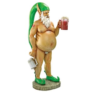 13.5 in. H Oktoberfest Otto Fully Krausened Elf Gnome Statue