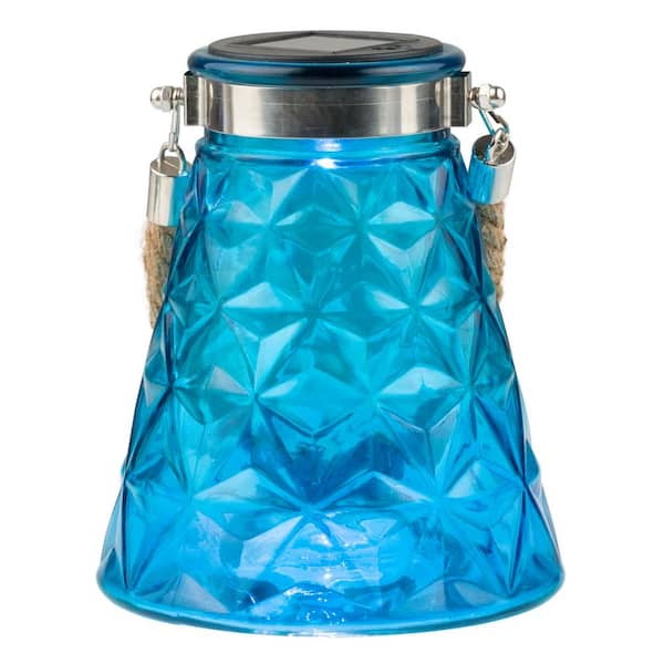 7 in. Tall Solar Blue LED Wasp Trap, Set of 2