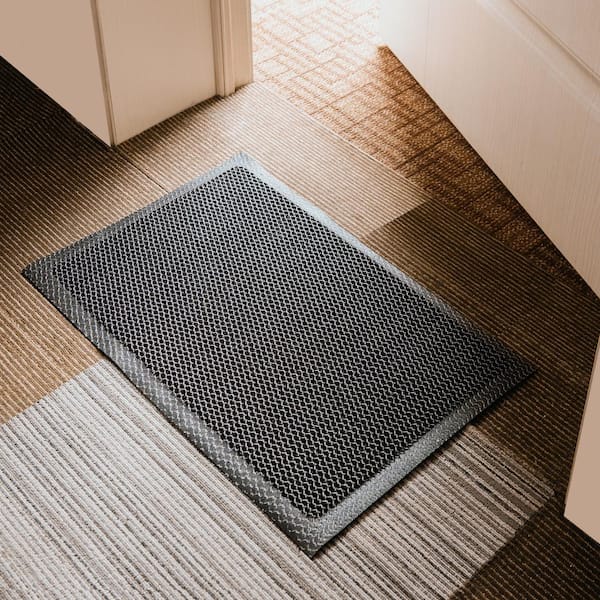 Doortex Meshmat Entrance Mat, Metallic Gray-16 in. x 24 in.
