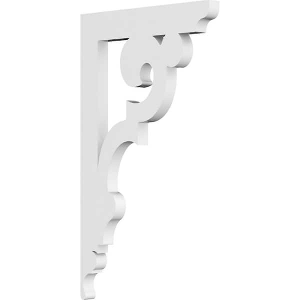 Ekena Millwork 5/8 in. W x 12 in. H x 7 in. D PVC Preston Bracket