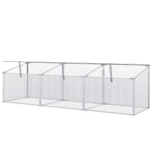 2 ft. x 1.7 ft. Mini Greenhouse Kit with Adjustable Roof, Polycarbonate Panels, Waterproof, Installation Guide