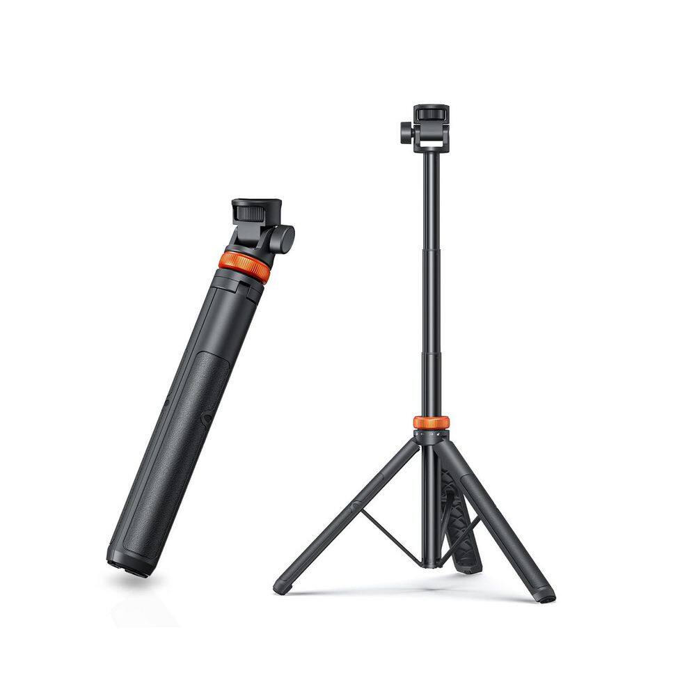 BIBIVIS Black 62 in. Phone Tripod, Extendable Phone Tripod Stand