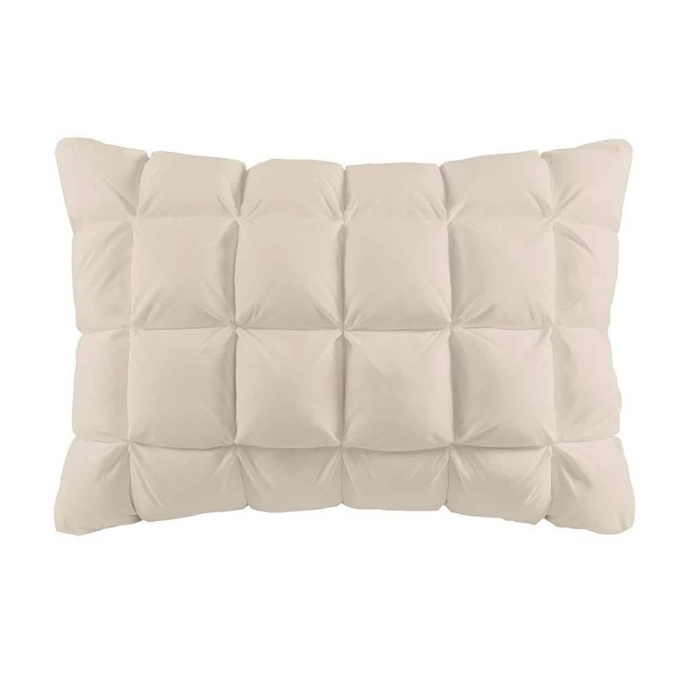 Beige 100% Polyester 28 in. x 20 in. Standard Throw Pillow Cover Single Pie