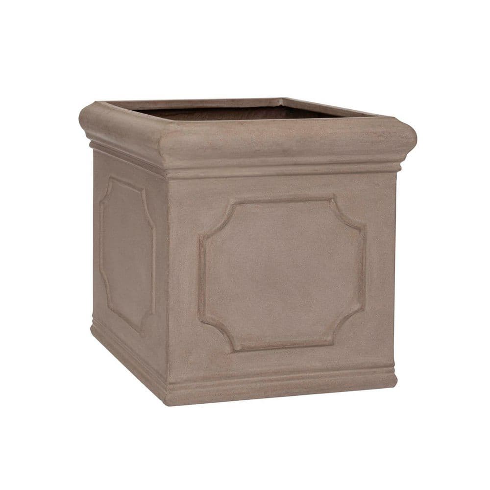 Block Classic 23.62 in. H Taupe Color Planter- made of Fiberstone, XL price history on PriceWatchPro