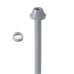 3/8 in. O.D. x 20 in. PEX Toilet Riser with Plastic Compression Sleeve
