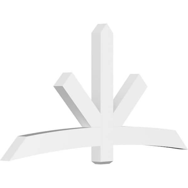 Ekena Millwork Alberta 84 in. W x 42 in. H x 4 in. D Signature Polyurethane Bracket