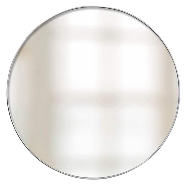 Gold 30 in. W x 40 in. H Modern Rectangle Aluminum Framed Mirror