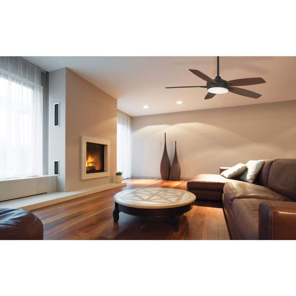 MINKA-AIRE Espace 52 in. Integrated LED Indoor Oil Rubbed Bronze