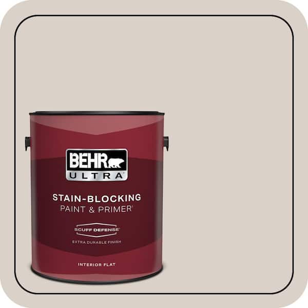 BEHR ULTRA 1 gal. #N180-2 Jodhpur Tan Extra Durable Flat Interior Paint & Primer
