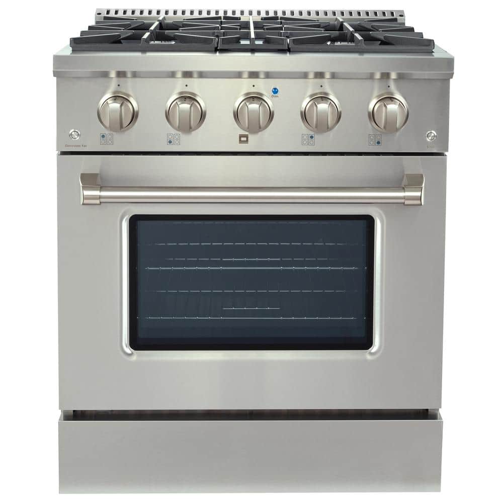 30 Inch Professional 4-Burner Gas Range – Janska