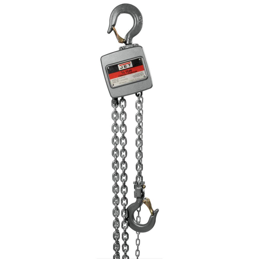 Jet AL10005010 1/2Ton Hand Chain Hoist with 10 ft. of Lift 133051