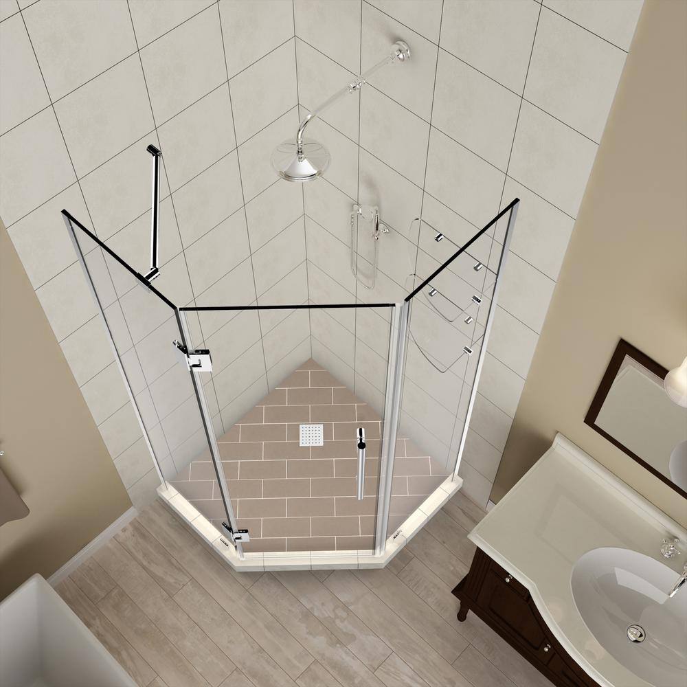 Merrick GS Frameless Clear Glass Neo-Angle Shower Enclosure