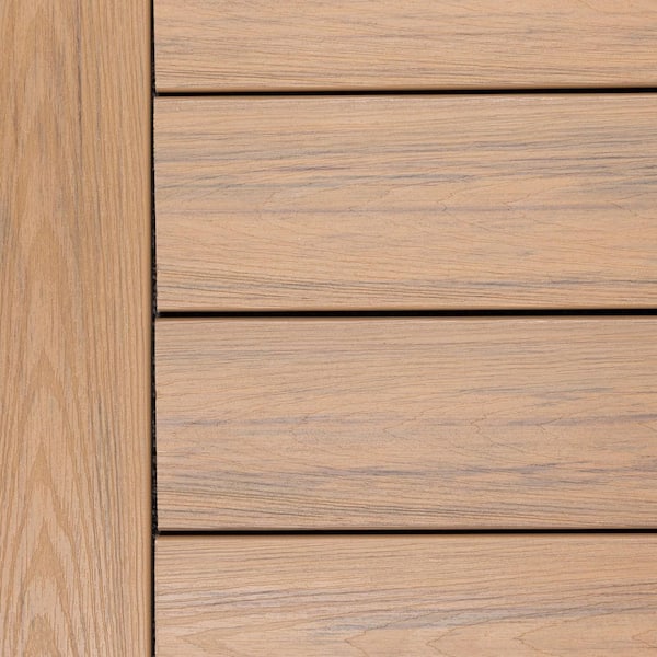 Altitude 1/2 in. x 12 in. x 12 ft. Highland Brown Composite Decking Fascia Board