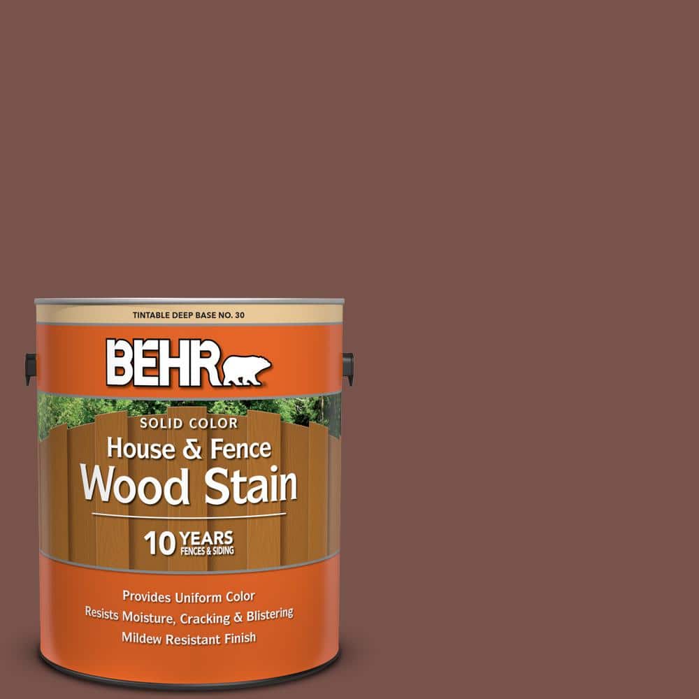 1 gal. #SC-135 Sable Solid Color House and Fence Exterior Wood Stain