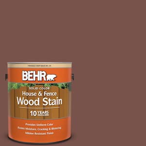 1 gal. #SC-135 Sable Solid Color House and Fence Exterior Wood Stain