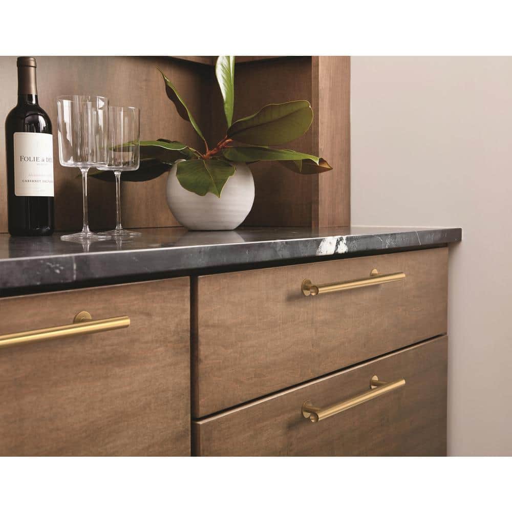Modern Bronze Cabinet Bar Pull with Mounting Hardware