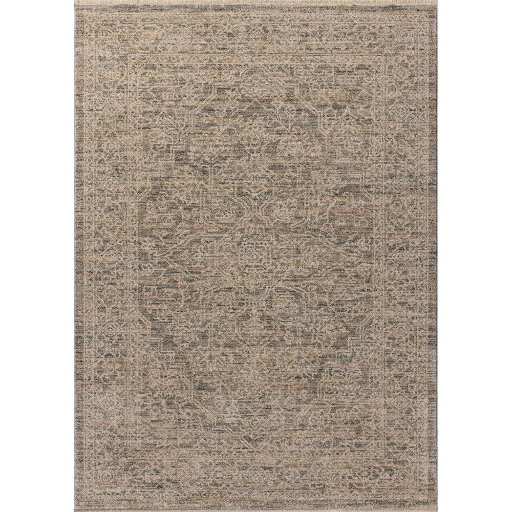 Loloi Newman Slate / Natural 7 ft. 10 in. x 10 ft. 2 in. Traditional ...