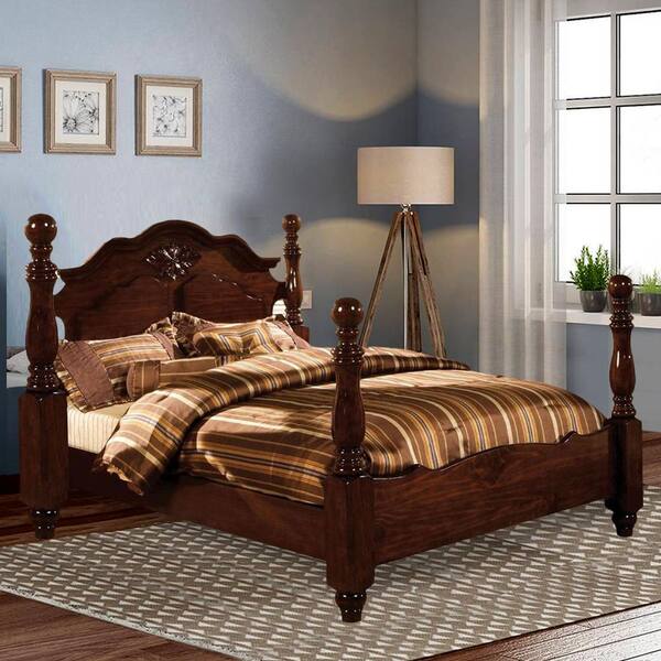 pine four poster bed frame