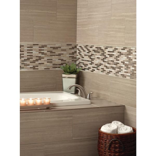Antique White 0.63 in. x 6 in. Matte Ceramic Quarter Round Molding Floor and Wall Tile (2.5 lin. ft. )