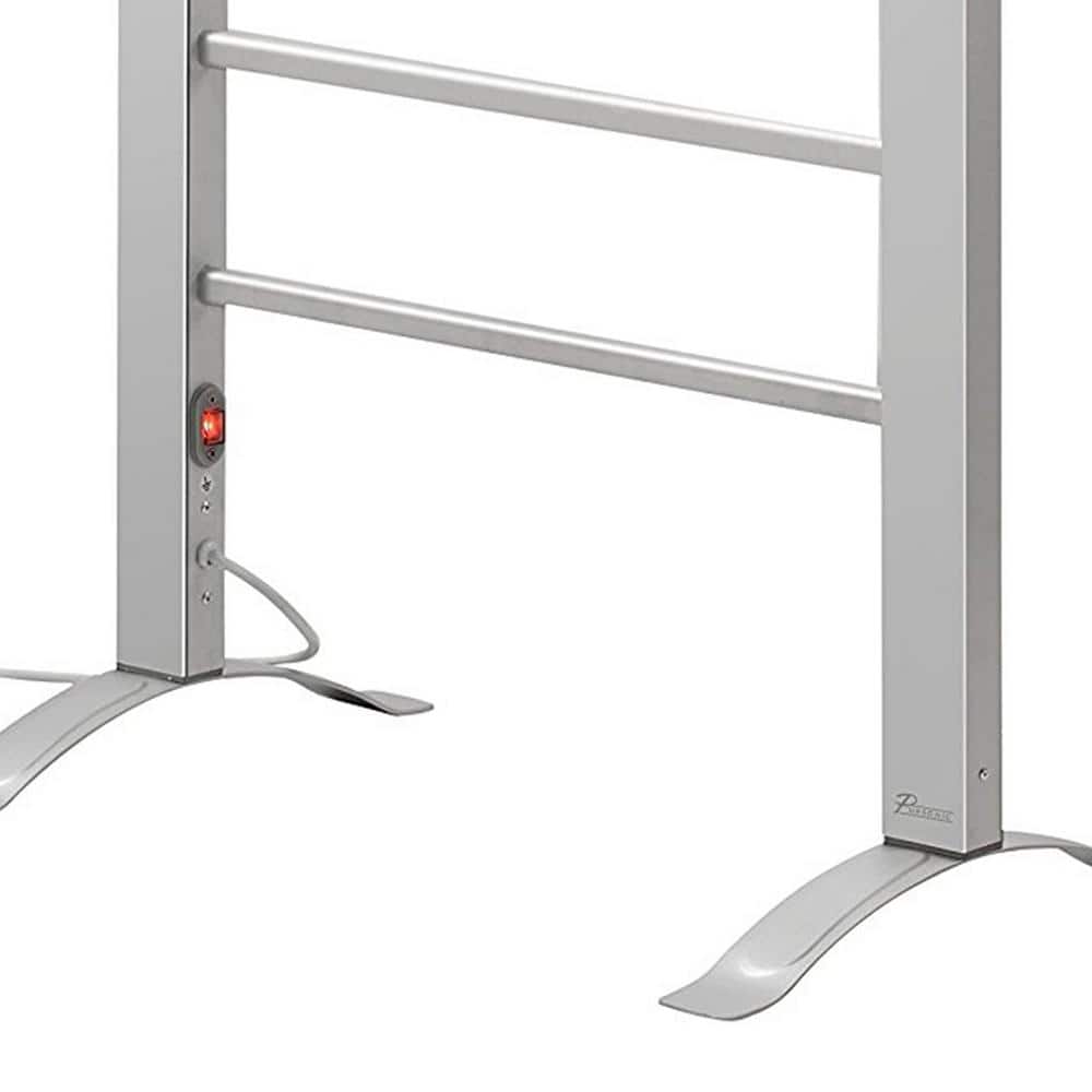 Chrome 6-Bar Freestanding Towel Warmer Rack