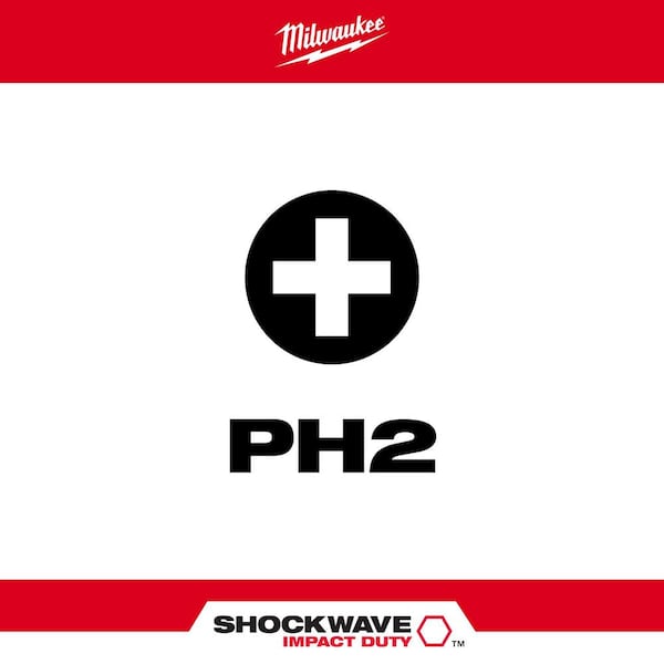 SHOCKWAVE Impact Duty 3-1/2 in. Phillips #2 Alloy Steel Screw Driver Bit (1-Pack)