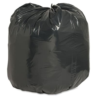 Mint-X Rodent Repellent Trash Bags, 1.7 Mil, Flat Seal, 47 Height x 43  Length, Black (Pack of 100) (MX4347STB)