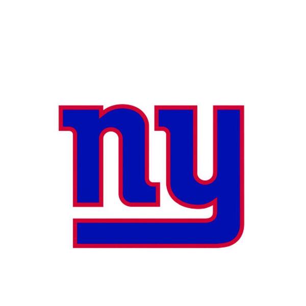 Fathead 12 in. x 9 in. New York Giants Teammate Logo Wall Applique