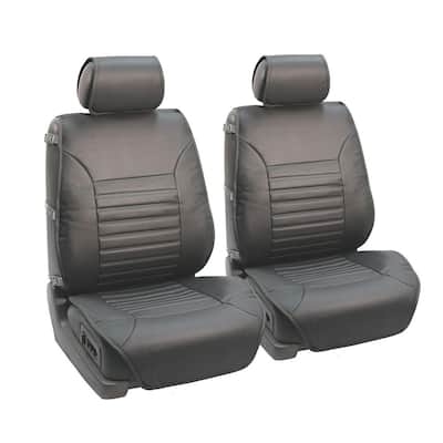 Faux Leather - Car Seat Covers - Interior Car Accessories - The Home Depot