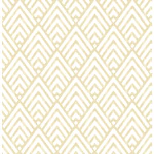 Vertex Gold Diamond Geometric Gold Wallpaper Sample