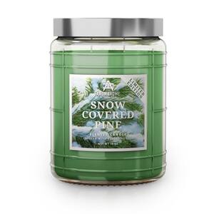 18 oz. Snow Covered Pine Scented Candle Jar