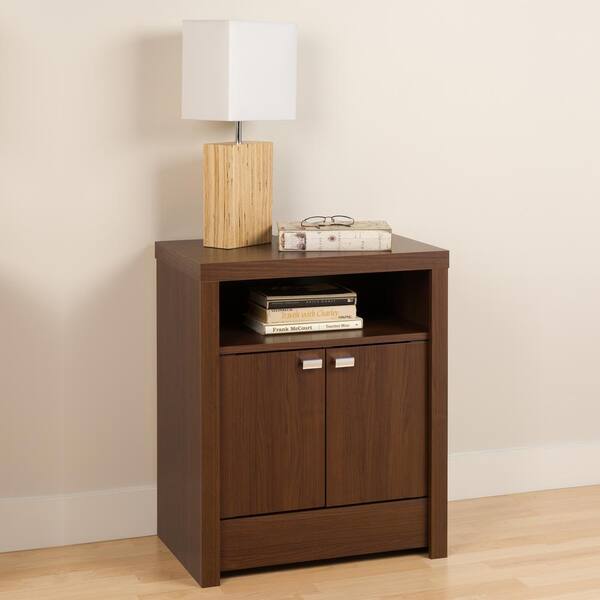 Prepac Series 9 Designer Warm Cherry Nightstand
