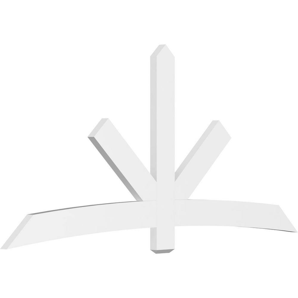96 in. W x 44 in. H x 2 in. D x 6 in. F, 11/12 Pitch, Alberta Signature Urethane Gable Bracket, Primed Tan price history on PriceWatchPro