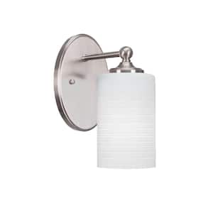 Royale 1-Light Brushed Nickel Wall Sconce