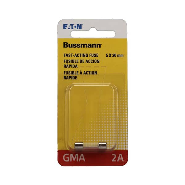 GMA Series 2 Amp Silver Electronic Fuses (2-Pack)