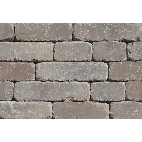 Rockwood Retaining Walls Lakeland I 8 in. L x 12 in. W x 4 in. H Santa Fe Tumbled Concrete Garden Wall Block (20-Pieces/6.5 sq.ft./pack)