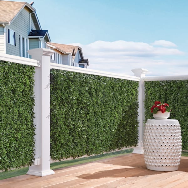 Reviews for Vigoro 40 in. H x 40 in. W Green Artificial Jasmine
