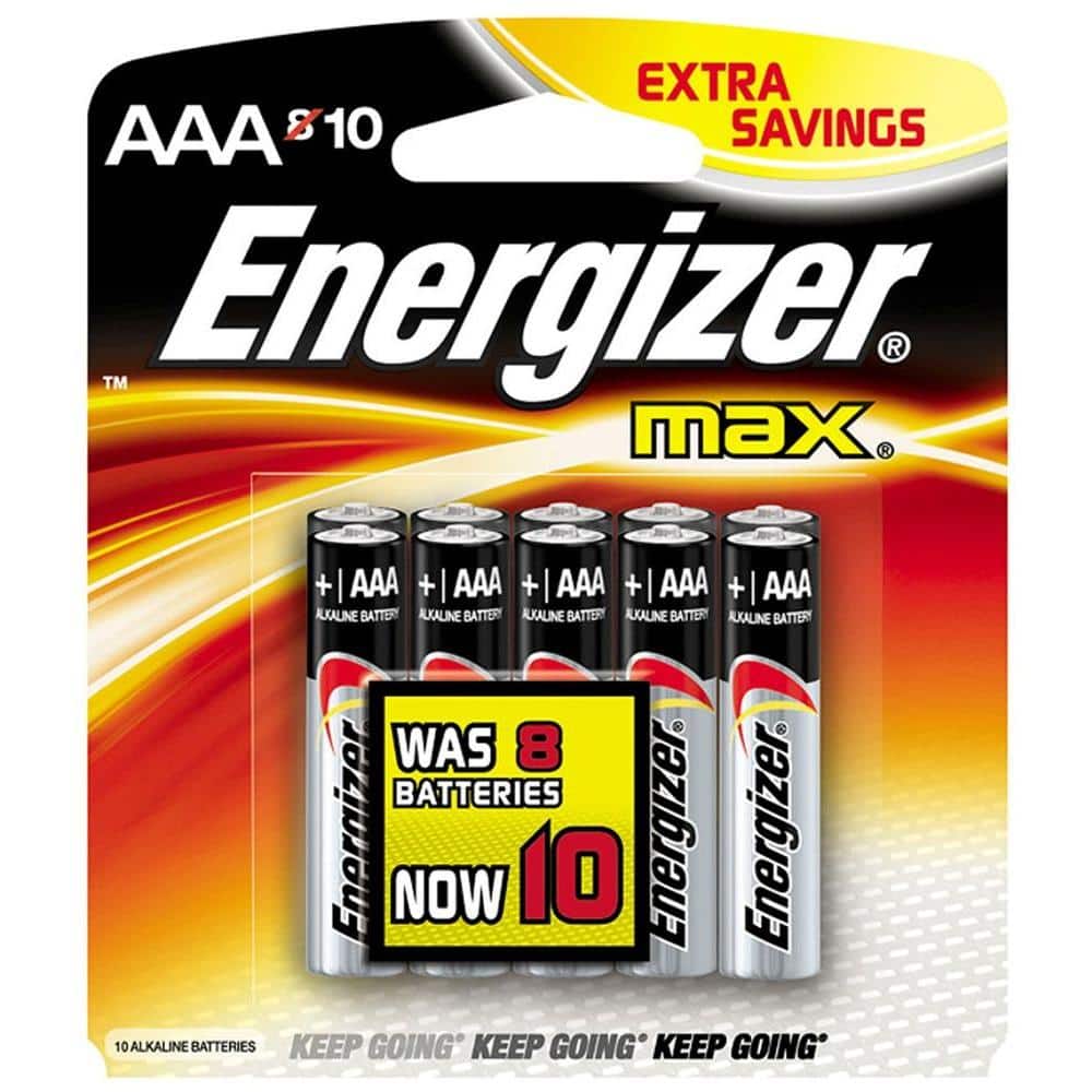 AAA‼️１BOX Energizer Alkaline AAA Battery (10-Pack) E92S8F2T - The Home Depot