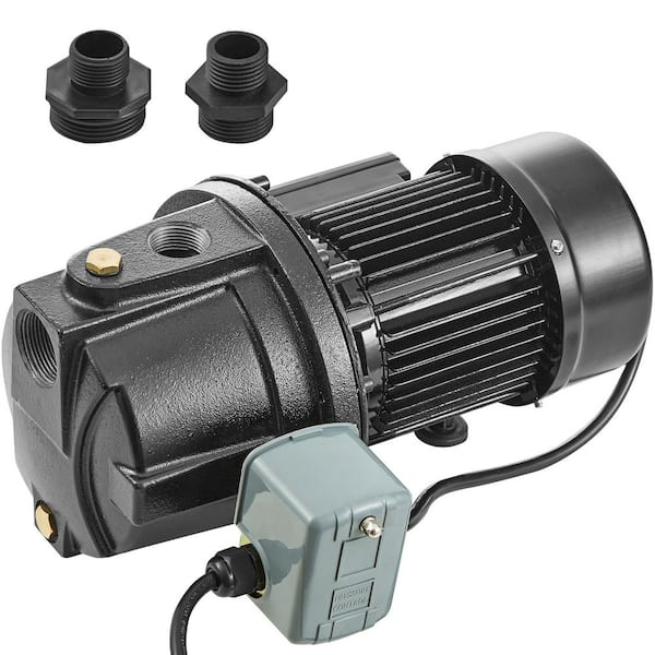 SKYSHALO 1 HP Premium Cast Iron Shallow Well Jet Water Pump 115-Volt, 17.6 GPM 164 ft. Maximum Head Irrigation Water Pump