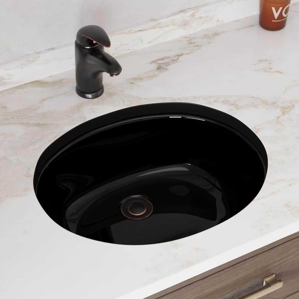 MR Direct 19 In Undermount Bathroom Sink In Black With Black SinkLink   Black Mr Direct Undermount Bathroom Sinks Upmbl Slbl 64 1000 