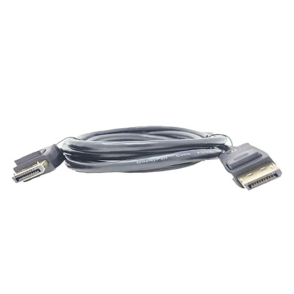 Micro Connectors, Inc 6 ft. DisplayPort to HDMI (28AWG) Cable 4K with Latch  DP-HDMI-6 - The Home Depot